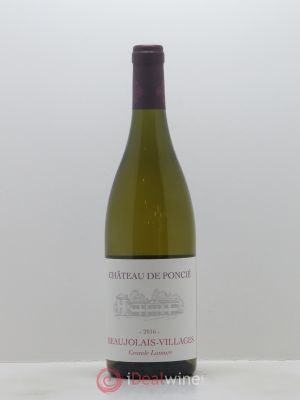 Beaujolais-Villages Grande Lamure Château de Poncié (anciennement Villa Ponciago)  2016 - Lot of 1 Bottle