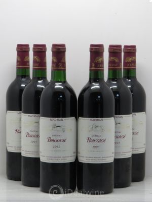 Madiran Château Bouscassé Alain Brumont  1995 - Lot of 6 Bottles