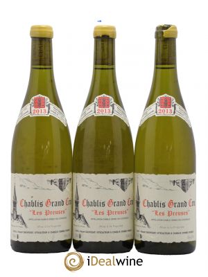 Chablis Grand Cru Les Preuses Vincent Dauvissat (Domaine)  2013 - Lot of 3 Bottles