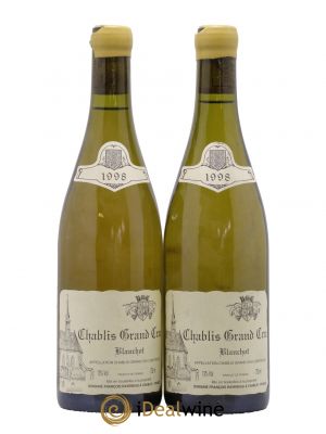 Chablis Grand Cru Blanchot Raveneau (Domaine) 1998 - Lot de 2 Bottles