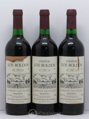 Chili Requinoa Chateau Los Boldos 1995 - Lot of 3 Bottles