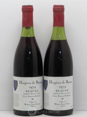Beaune 1er Cru Hospices de Beaune Cuvée Rousseau Deslandes - Louis Latour 1979 - Lot de 2 Bouteilles