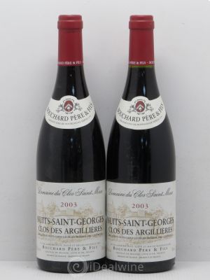 Nuits Saint-Georges 1er Cru Clos des Argillières Bouchard Père & Fils  2003 - Lot of 2 Bottles