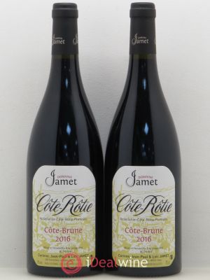 Côte-Rôtie Côte Brune Jamet  2016 - Lot of 2 Bottles