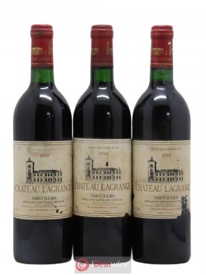 Château Lagrange 3ème Grand Cru Classé  1988 - Lot of 3 Bottles