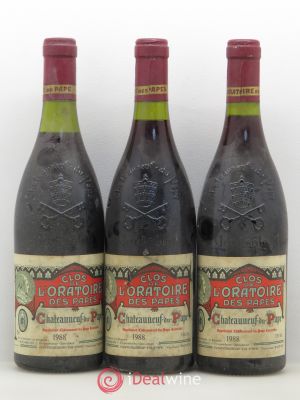 Châteauneuf-du-Pape Ogier  1988 - Lot of 3 Bottles