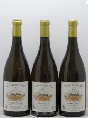 Vouvray Clos du Bourg Huet (Domaine) (no reserve) 1998 - Lot of 3 Bottles