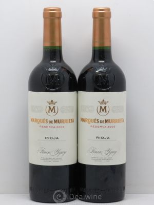 Rioja DOCa Reserva Marqués de Murrieta  2005 - Lot de 2 Bouteilles