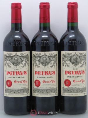 Petrus  2001 - Lot of 3 Bottles