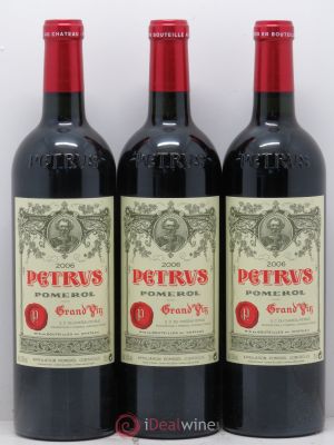 Petrus  2006 - Lot of 3 Bottles