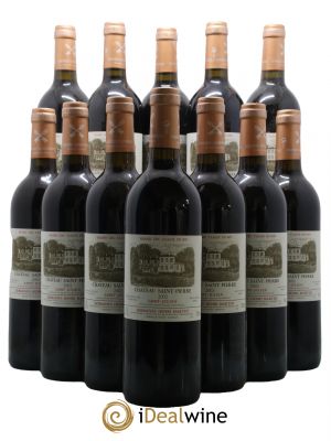 Château Saint-Pierre 4ème Grand Cru Classé  2002 - Lot of 12 Bottles