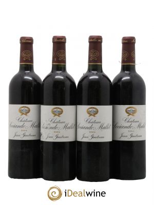 Château Sociando Mallet  2004 - Lotto di 4 Bottiglie