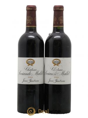 Château Sociando Mallet  2004 - Lotto di 2 Bottiglie