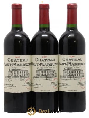 Château Haut Marbuzet 2007 - Lot de 3 Bottles