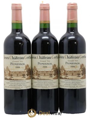 Vieux Château Certan  2006 - Lot of 3 Bottles