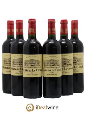 Château le Crock Cru Bourgeois  2010 - Lotto di 6 Bottiglie