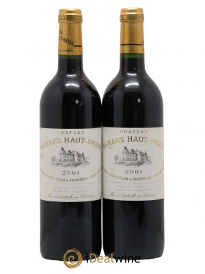Clarence (Bahans) de Haut-Brion Second Vin 2001 - Lot de 2 Bottles