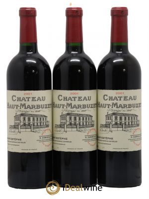 Château Haut Marbuzet 2001 - Lot de 3 Bottles