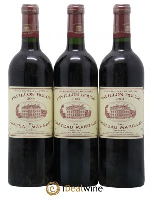 Pavillon Rouge du Château Margaux Second Vin 2004 - Lot de 3 Bottles