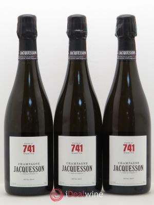 champagne Champagne Jacquesson 741  - Lot of 3 Bottles