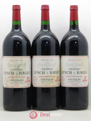 Château Lynch Bages 5ème Grand Cru Classé  2000 - Lot de 3 Magnums