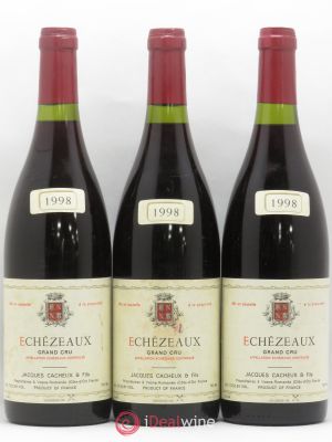 Echezeaux Grand Cru J.Cacheux 1998 - Lot of 3 Bottles