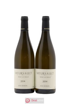 Meursault Sous la Velle Anne Boisson  2014 - Lot of 2 Bottles
