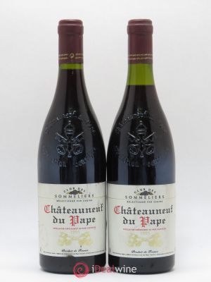 Châteauneuf-du-Pape Club des Sommeliers (sans prix de réserve) 1995 - Lot de 2 Bouteilles