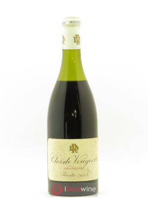 Clos de Vougeot Grand Cru Marc Rougeot-Dupin (no reserve) 1993 - Lot of 1 Bottle