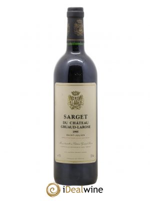 Sarget de Gruaud Larose Second Vin  1995 - Lot de 1 Bouteille