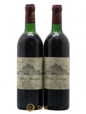 Château Barreyres Cru Bourgeois (no reserve) 1985 - Lot of 2 Bottles