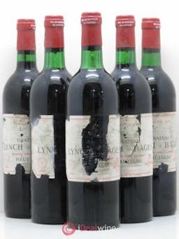 Château Lynch Bages 5ème Grand Cru Classé  1980 - Lot of 5 Bottles