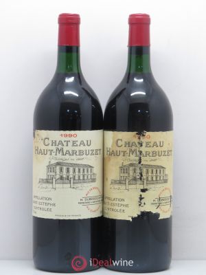 Château Haut Marbuzet  1990 - Lot de 2 Magnums