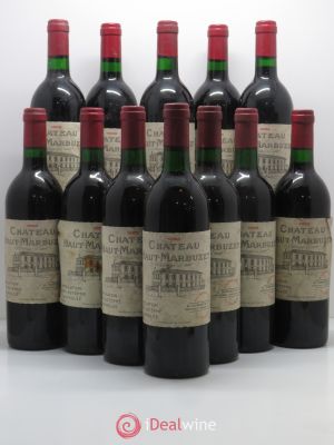 Château Haut Marbuzet  1988 - Lot of 12 Bottles