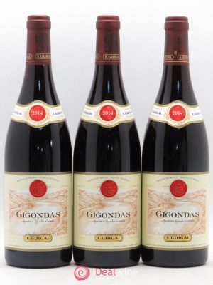 Gigondas Guigal  2014 - Lot of 3 Bottles