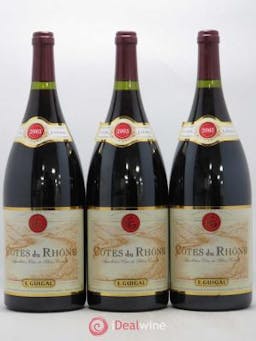 Côtes du Rhône Guigal (no reserve) 2003 - Lot of 3 Magnums