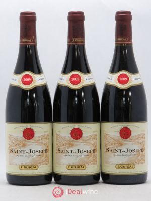 Saint-Joseph Guigal (no reserve) 2009 - Lot of 3 Bottles