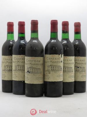 Château Haut Marbuzet  1978 - Lot of 6 Bottles