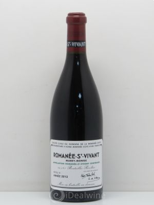 Romanée-Saint-Vivant Grand Cru Domaine de la Romanée-Conti (no reserve) 2012 - Lot of 1 Bottle