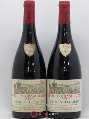 Gevrey-Chambertin 1er Cru Clos Saint-Jacques Armand Rousseau (Domaine)  1996 - Lot of 2 Bottles