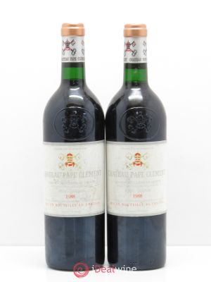 Château Pape Clément Cru Classé de Graves  1988 - Lot of 2 Bottles