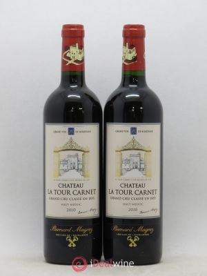 Château La Tour Carnet 4ème Grand Cru Classé  2010 - Lot of 2 Bottles
