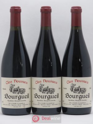Bourgueil Clos Nouveau Domaine du Bel Air  2016 - Lot of 3 Bottles