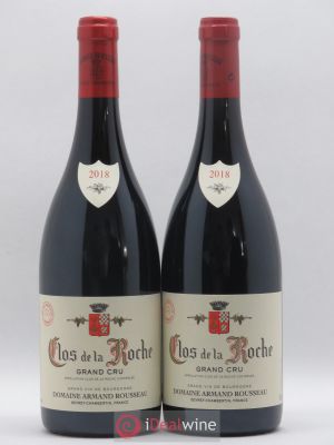 Clos de la Roche Grand Cru Armand Rousseau (Domaine)  2018 - Lot of 2 Bottles