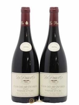 Volnay 1er Cru Clos des 60 ouvrées La Pousse d'Or (Domaine de)  2016 - Lot of 2 Bottles