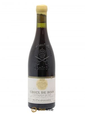 Châteauneuf-du-Pape Croix de Bois Chapoutier  2015 - Lot of 1 Bottle