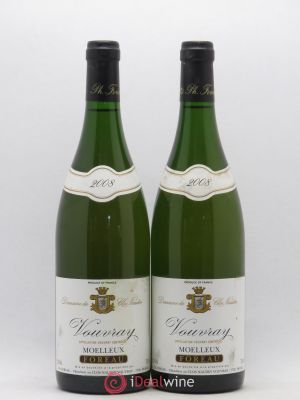 Vouvray Clos Naudin - Philippe Foreau  2008 - Lot of 2 Bottles