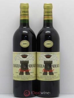 Bandol Château Pradeaux Famille Portalis  2001 - Lot of 2 Bottles