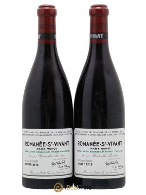 Romanée-Saint-Vivant Grand Cru Domaine de la Romanée-Conti  2015 - Lot of 2 Bottles