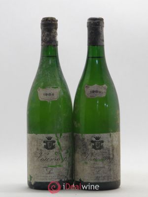 Vouvray Sec Clos Naudin - Philippe Foreau  1986 - Lot of 2 Bottles